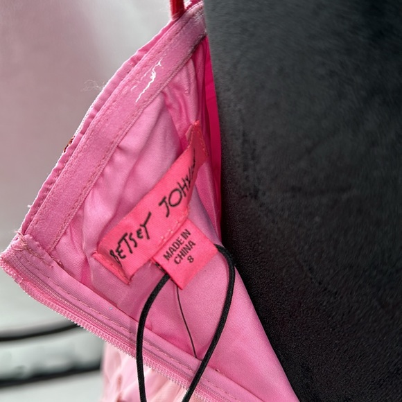 NWT Betsey Johnson dress hearts pink size 8 Valentines Day dress - Picture 8 of 9